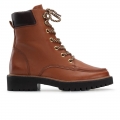 Paul Green Women's Duke Boot Cognac Espresso Leather Paul Green Women's Duke Boot Cognac Espresso Leather