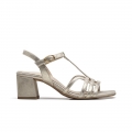 Paul Green Women's Delmonte Sandal Mineral Metallic Antic Paul Green Women's Delmonte Sandal Mineral Metallic Antic